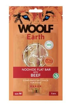 Woolf pochoutka Earth NOOHIDE  Beef  M /90g