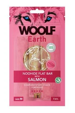 Woolf pochoutka Earth NOOHIDE Salmon  M /90g