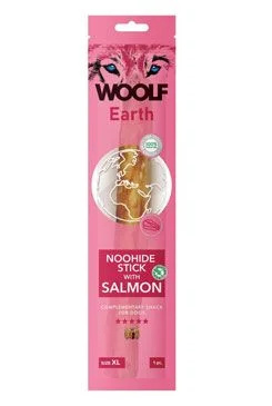 Woolf pochoutka Earth NOOHIDE Salmon  XL /85g