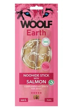 Woolf pochoutka Earth NOOHIDE L Sticks with Salmon  85g