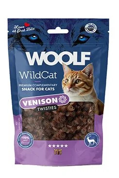 WOOLF Snack WOOLF WildCat Twisties Snack Venison 50g
