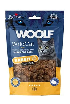 WOOLF Snack WOOLF WildCat Twisties Snack Rabbit 50g