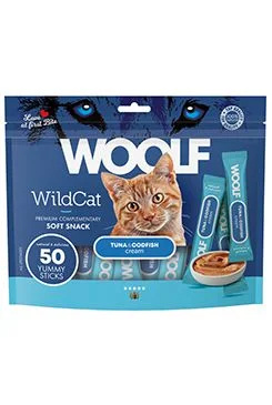 WOOLF WildCat Cream Regular Tuna&Codfish  50x14g