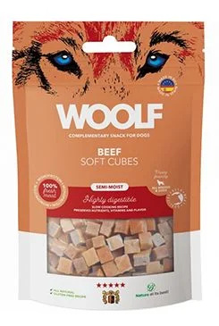 WOOLF pochoutka Soft Cubes Beef  100g
