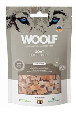 WOOLF pochoutka Soft Cubes Goat  100g