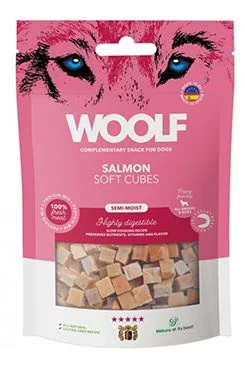 WOOLF pochoutka Soft Cubes Salmon  100g