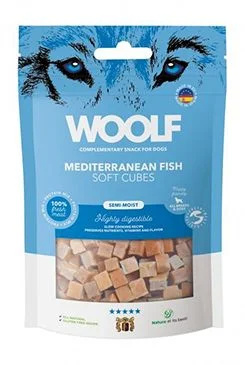 WOOLF pochoutka Soft Cubes Mediteranean Fish  100g