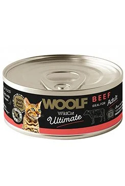 WOOLF Wildcat Ultimate konz Beef pate  85g
