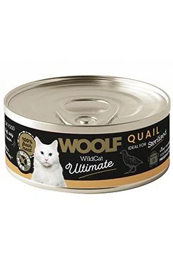 WOOLF Wildcat Ultimate konz Quail pate  85g