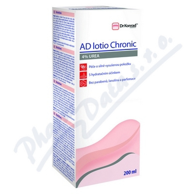Dr Konrad AD lotio® Chronic tělové mléko pro suchou až velmi suchou pokožku 4% Urea 200 ml