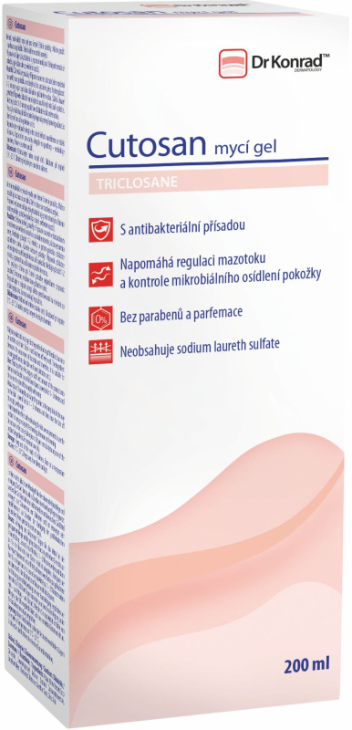Dr Konrad Cutosan® mycí gel na tělo a pokožku hlavy 200 ml