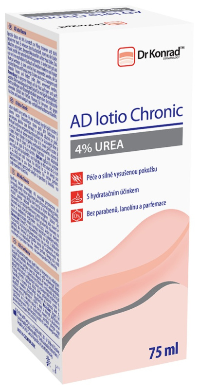 Dr Konrad AD lotio® Chronic tělové mléko pro suchou až velmi suchou pokožku 4% Urea 75 ml