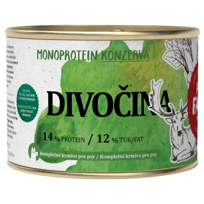 Pet Farm Family Konzerva pro psy se zvěřinou