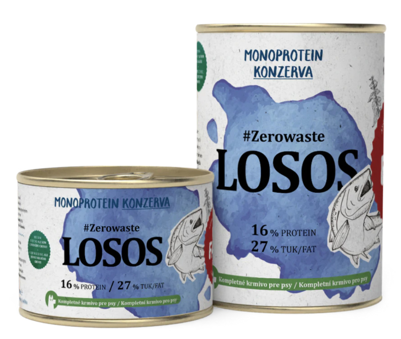 Pet Farm Family Pet Farm Konzerva pro psy ZeroWaste Losos Hmotnost: 400 g