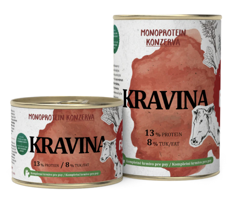 Pet Farm Family Pet Farm Konzerva pro psy Kravina Hmotnost: 400 g