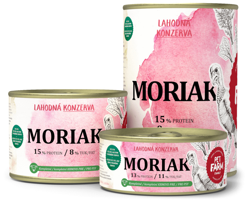 Pet Farm Family Moriak konzerva pro psy 180 g