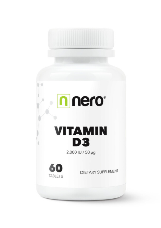 NERO Vitamin D3 2000 IU 60 tablet