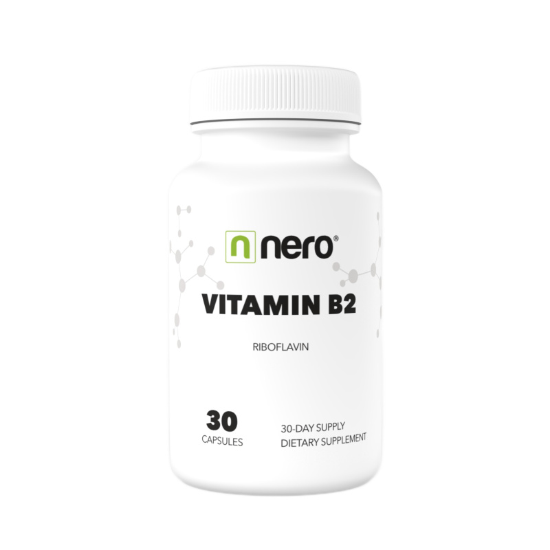 NERO Vitamin B2 Riboflavin 30 kapslí / na 30 dní