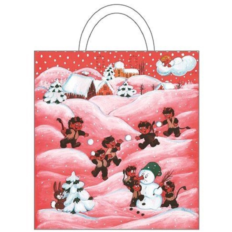 Anděl Přerov Dárková igelitová taška, mikuláš. motiv, různé druhy, 48x44 cm, 1 k