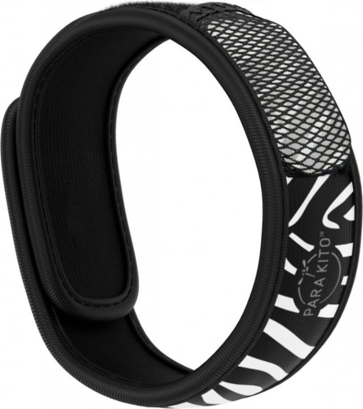 PARAKITO "Zebra" repelentní náramek pro silnou ochranu + 2 náplně
