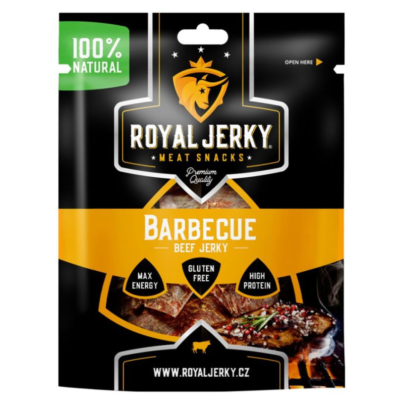 Royal Jerky Hovězí sušené maso BARBECUE, 22 g