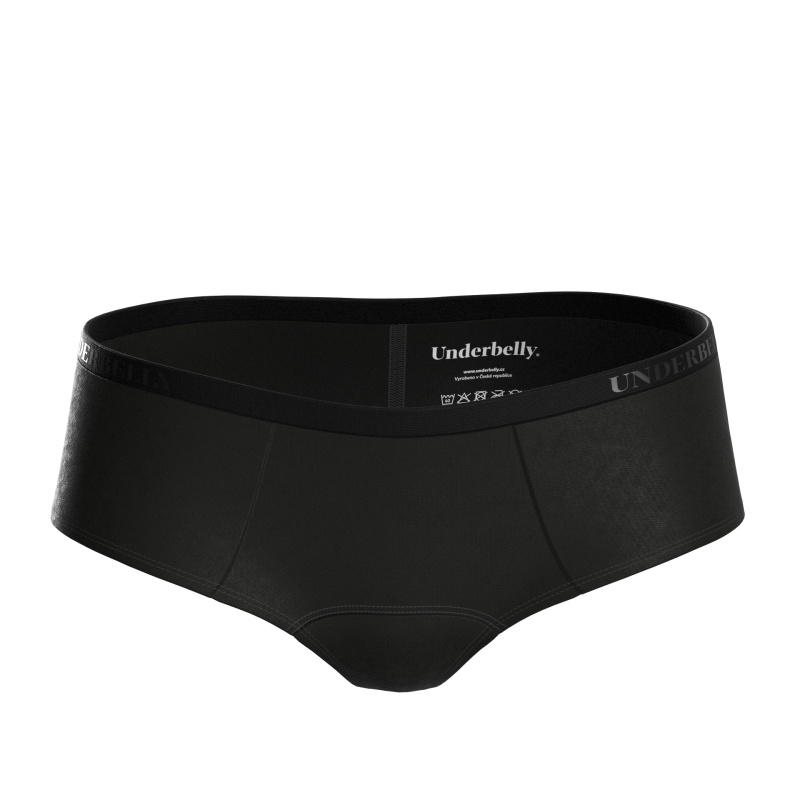 Menstruační kalhotky Underbelly Lowee černé (LOWEE-CE-EM-1-PAD) XS