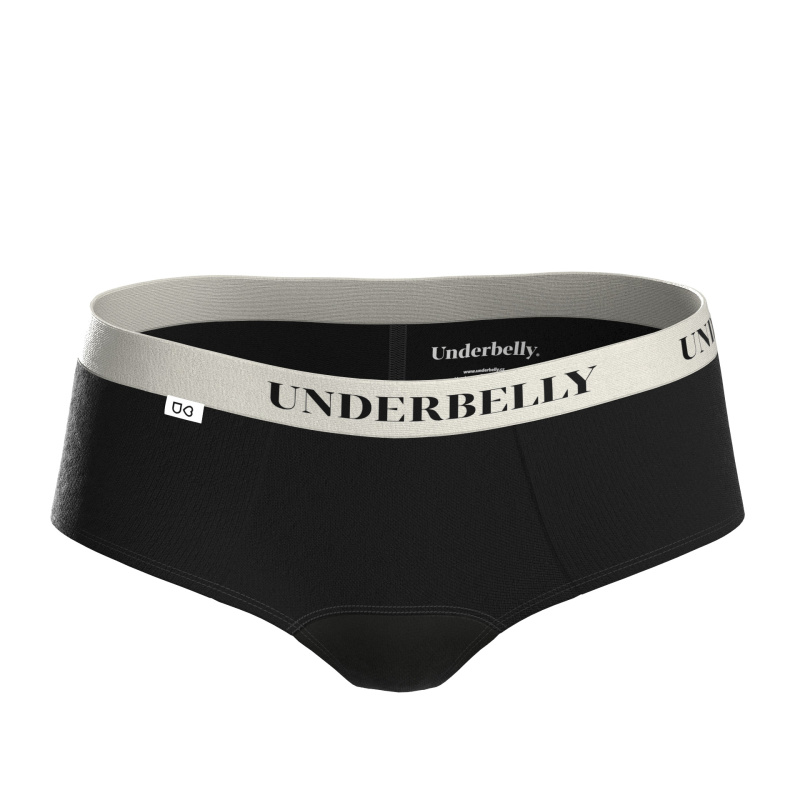 Menstruační kalhotky Underbelly Lowee černé (LOWEE-CE-BI-1-PAD) XL