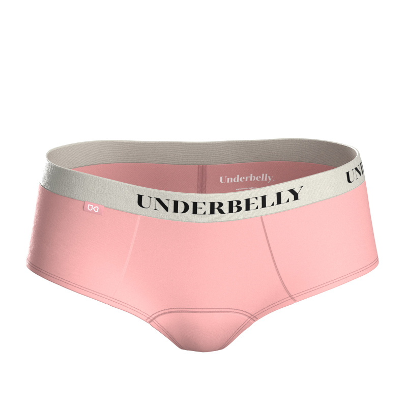 Menstruační kalhotky Underbelly Lowee růžové (LOWEE-RU-BI-1-PAD) XL