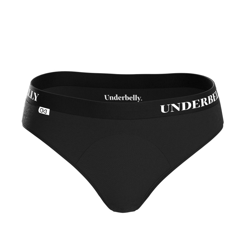 Menstruační kalhotky Underbelly Univers černé (UNIVERS-CE-CE-1-MM) S
