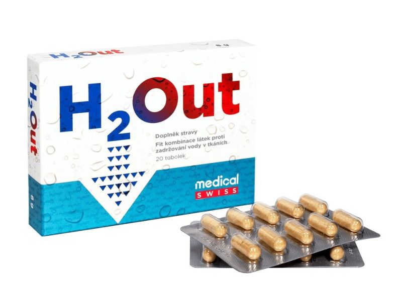 H2OUT Pro odvodnění organismu 20 tobolek