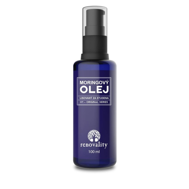 Renovality Moringový olej za studena lisovaný, 100 ml