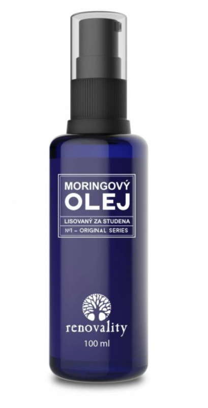 Renovality Moringový olej za studena lisovaný, 100 ml