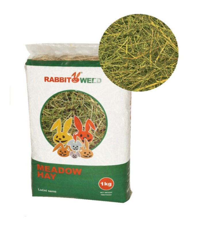 Seno luční RabbitWeed 1 kg