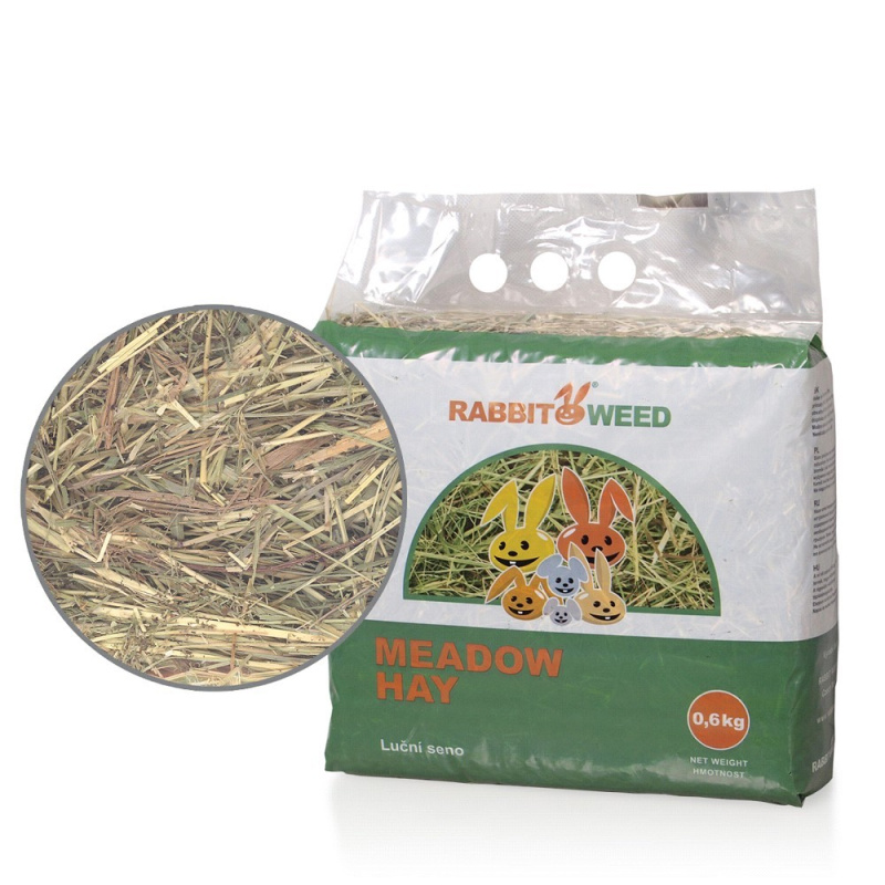 Seno luční RabbitWeed 0,6 kg