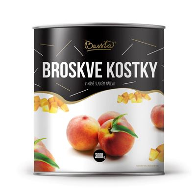 Bassta Broskve kostky 3000 g