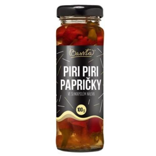 Bassta piri piri papričky ve slanokyselém nálevu 100g