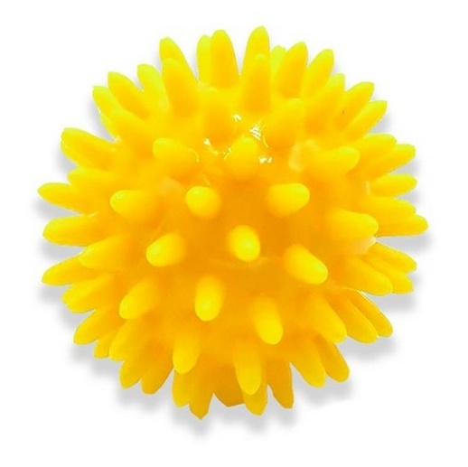 REHABIQ Masážní míček ježek žlutý 6 cm