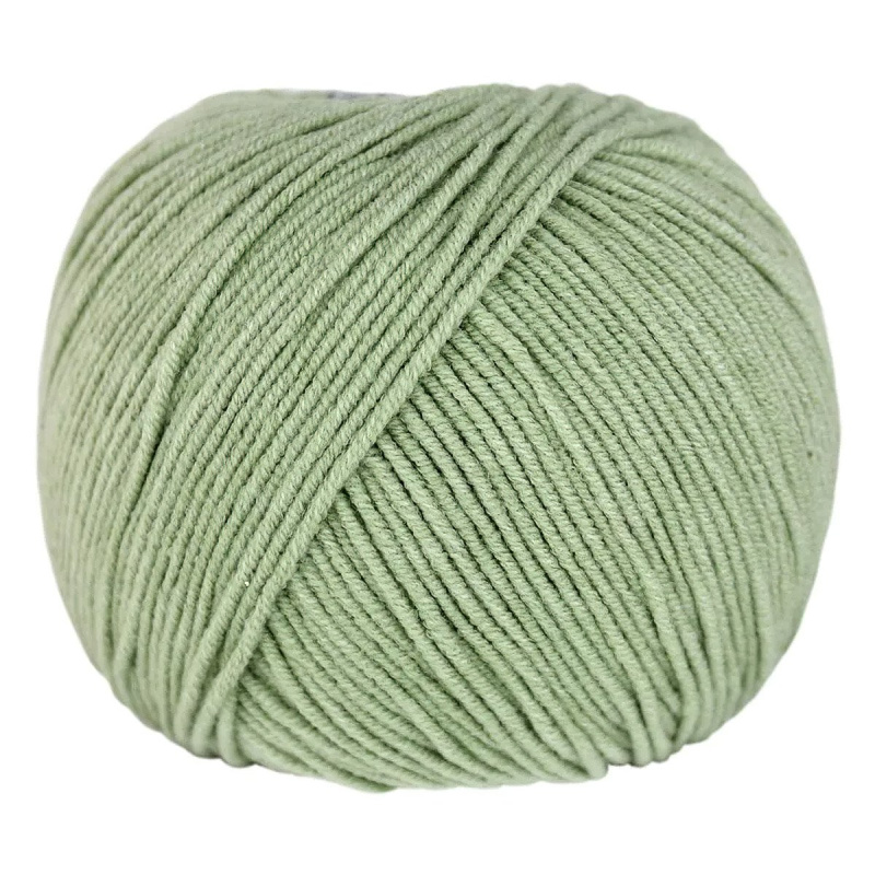 Pletací / háčkovací příze Vlna-Hep JEANS 8166 khaki zelená, jednobarevná, 50g/160m
