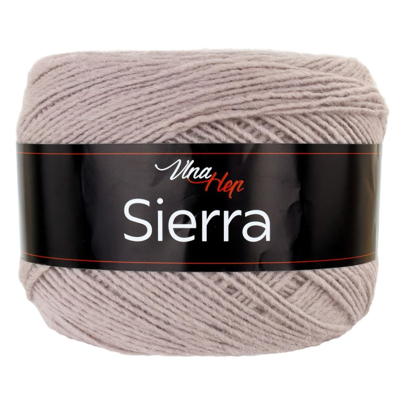 Pletací / háčkovací příze Vlna-Hep SIERRA 6417 cappuccino jednobarevná, klasická 150g/450m