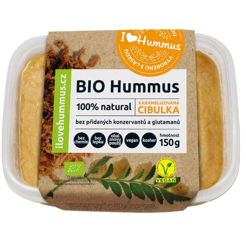 I love Hummus BIO Hummus s karamelizovanou cibulkou