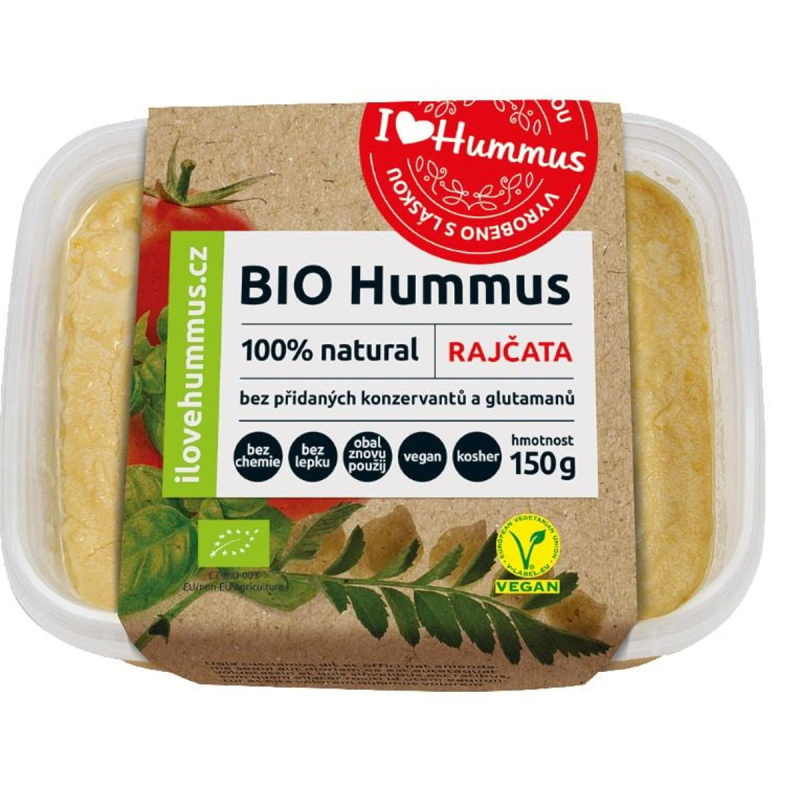I love Hummus BIO Hummus s rajčaty