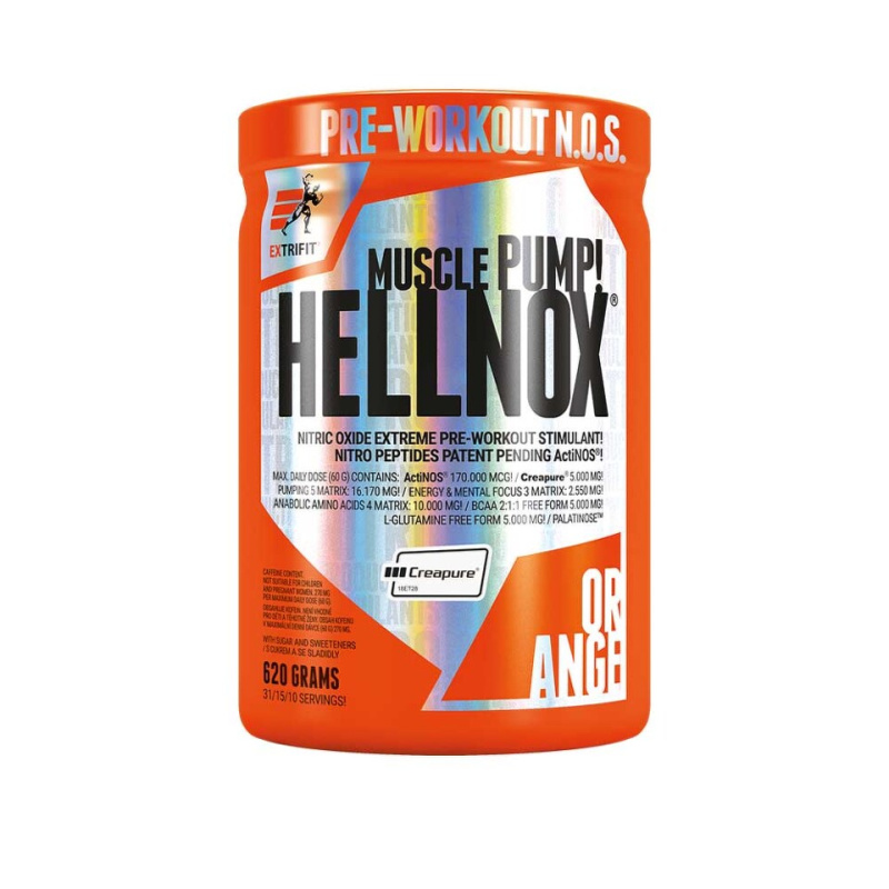 Extrifit Hellnox 620 g Příchuť: Pomeranč