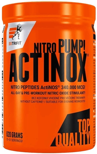 Extrifit Nitro Pump Actinox, 620 g Příchuť: Citrón