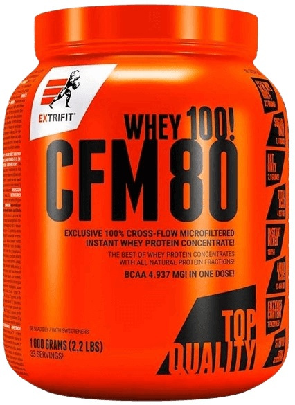 Extrifit CFM Instant Whey Protein 80 1000 g Příchuť: Borůvka