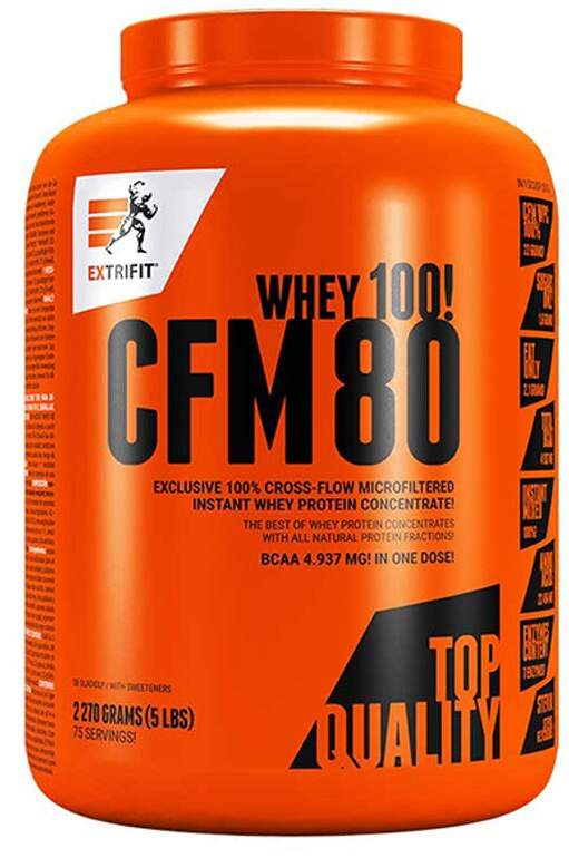 Extrifit CFM Instant Whey 80 Strawberry 2270 g