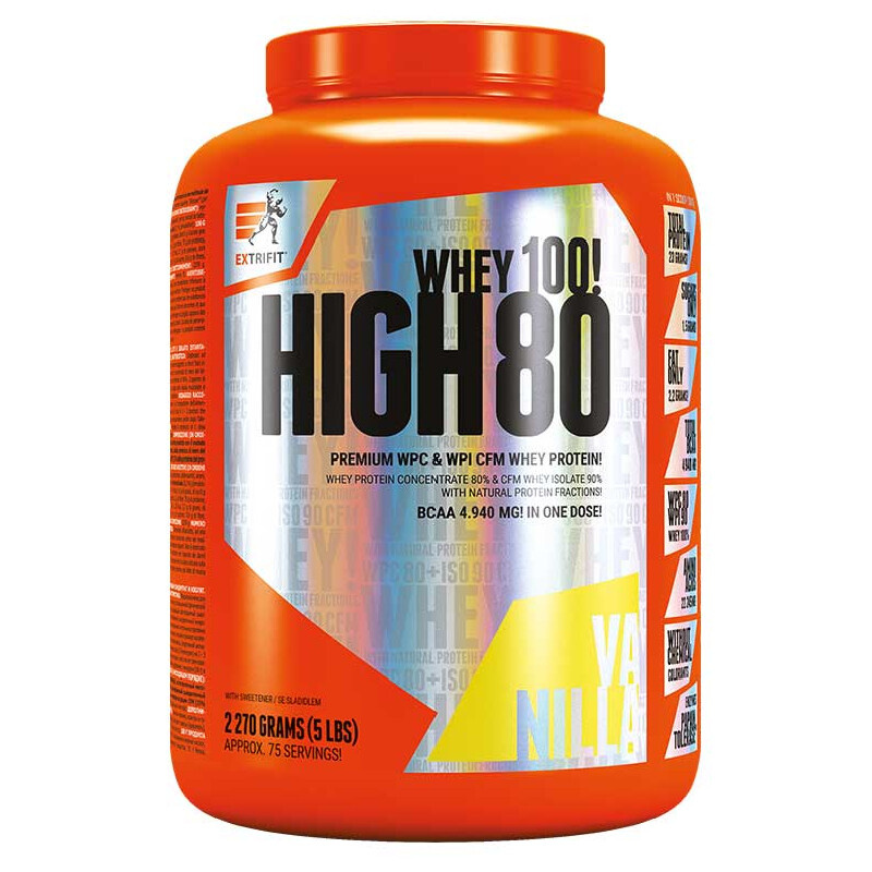 Extrifit High Whey 80 2,27kg - vanilka