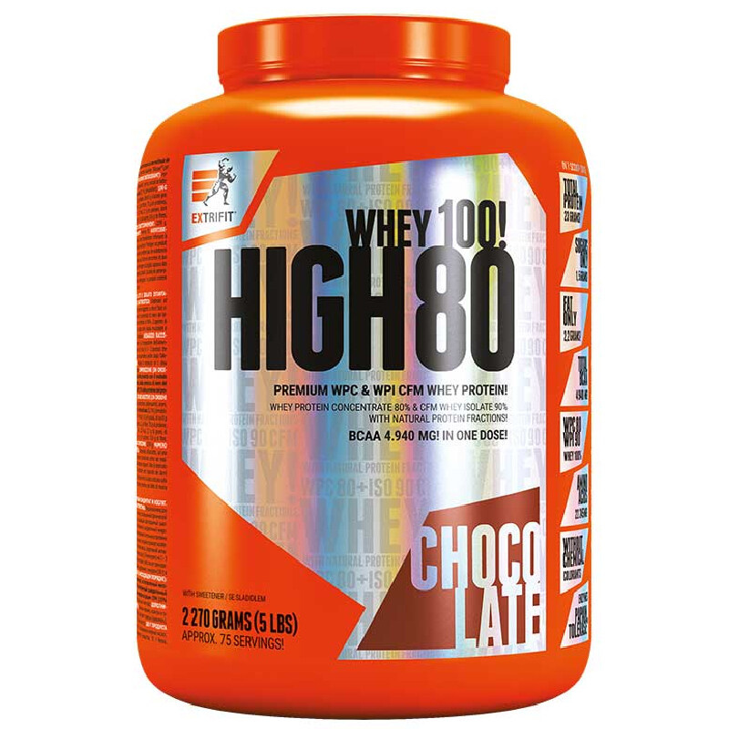 Extrifit High Whey 80 2,27kg - čokoláda