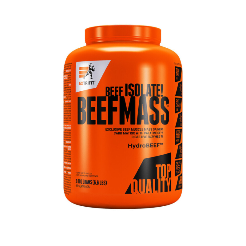 Extrifit BeefMass 3000 g - vanilka/karamel