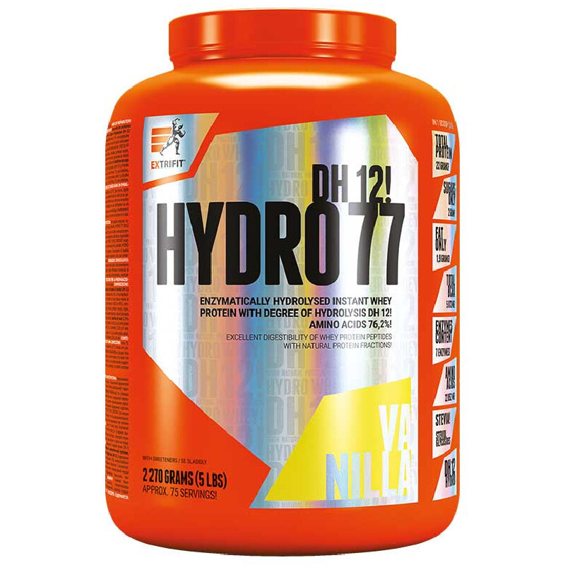 Extrifit Hydro 77 DH12 2270g - vanilka