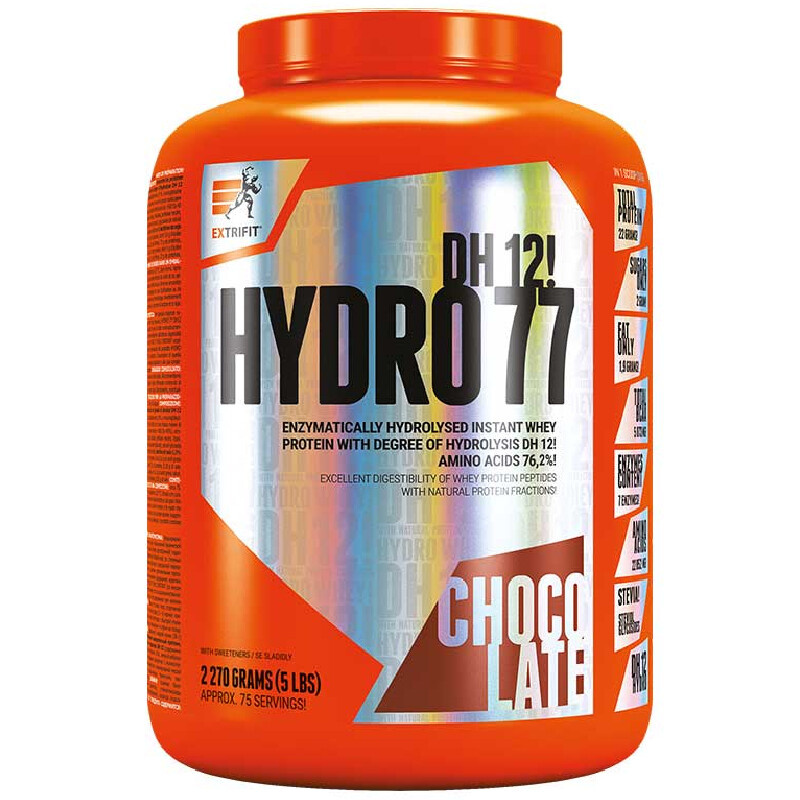 Extrifit Hydro 77 DH12 2270g - čokoláda
